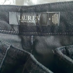 Ralph Lauren Black Corduroy Pants